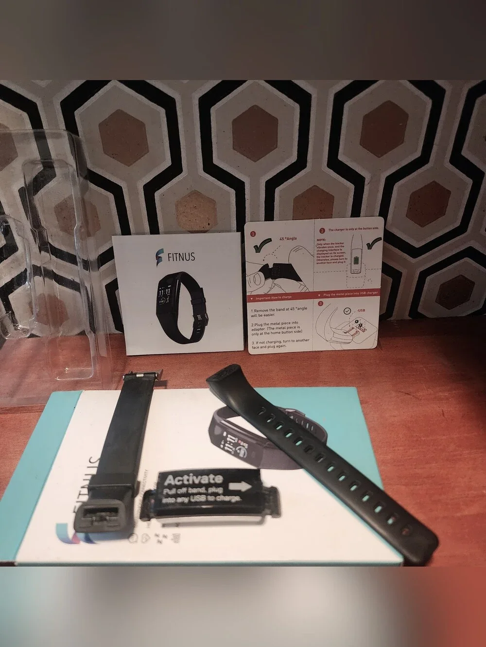 Fitnus Fitness Tracker, New in box!